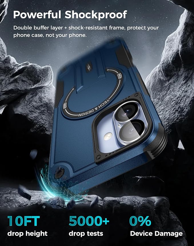 Goton for iPhone 17 Case with Privacy Tempered Glass Screen Protector & Camera - Image 4