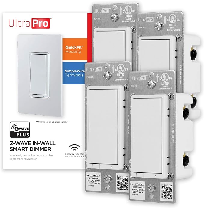 UltraPro Z-Wave Smart Light Dimmer by UltraPro
