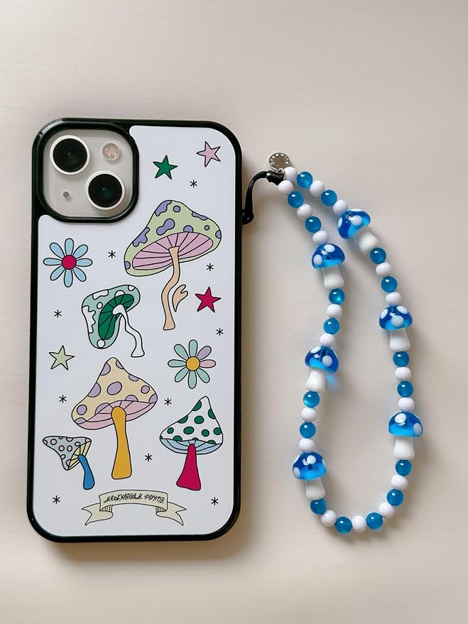 Drawwind Phone Charm Beaded Wristlet Strap Universal Cell Phone Lanyard Cute - Image 2