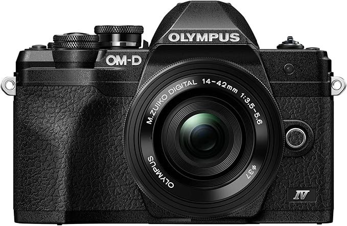 OM SYSTEM Olympus E-M10 Mark IV Black Micro Four Thirds System Camera M.Zuiko by OMSYSTEM