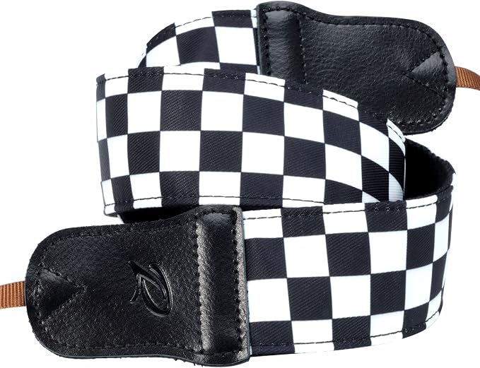 Padwa Lifestyle Black and White Plaid Camera Strap - Image 7