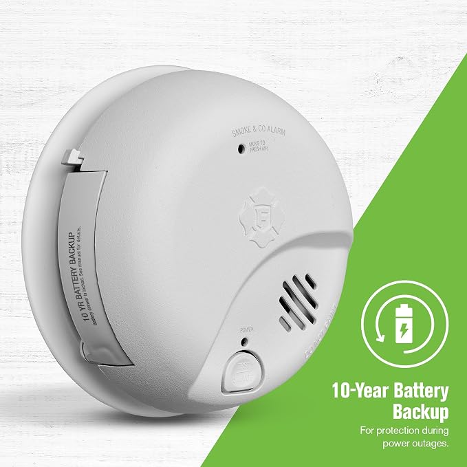 First Alert SMICO105-AC, Interconnect Hardwire Combination Smoke & Carbon - Image 2