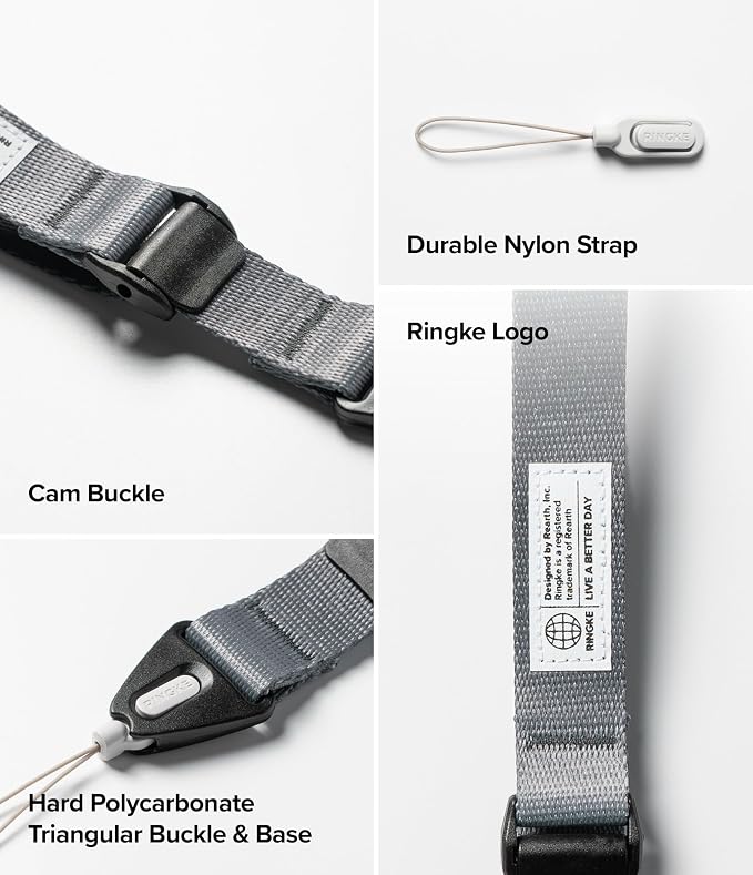 Ringke Cam Buckle Hand Strap Secure Anti-Theft, Anti-Drop Phone Strap - Image 5