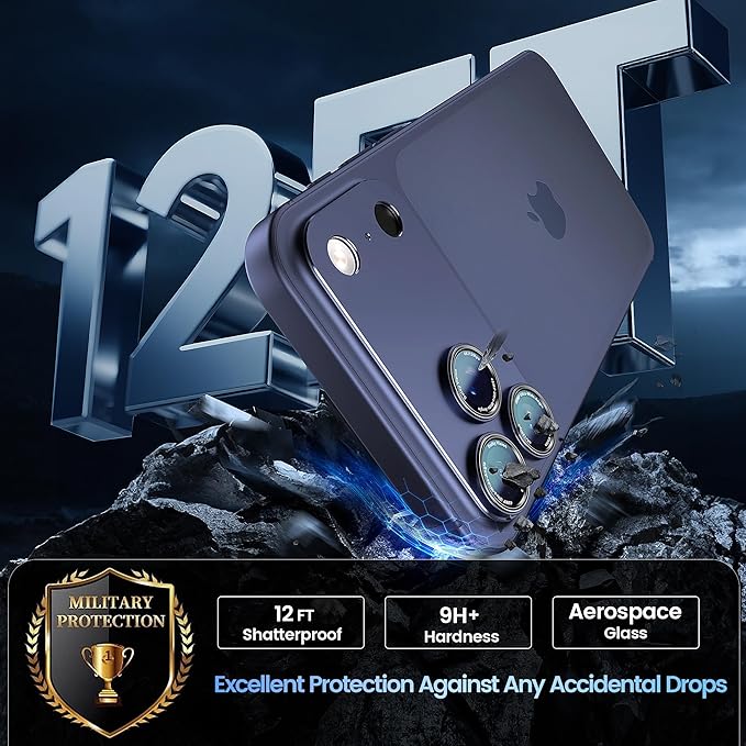 CACOE Camera Lens Protector for iPhone 17 Pro Max - Image 5