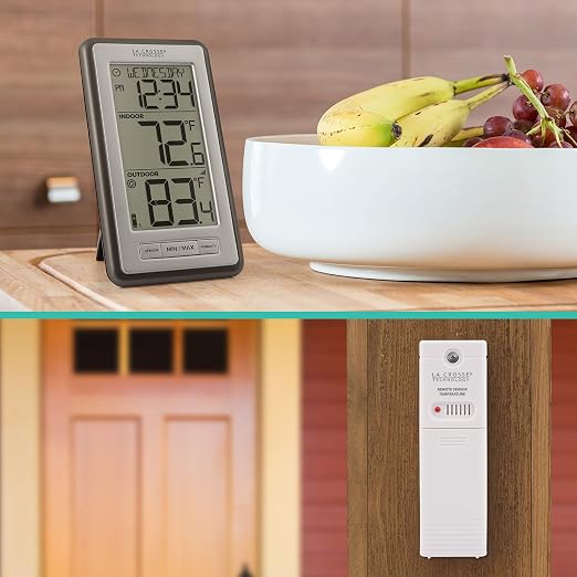 La Crosse Technology WS-9160UV3 Digital Indoor Outdoor Thermometer Wireless - Image 6