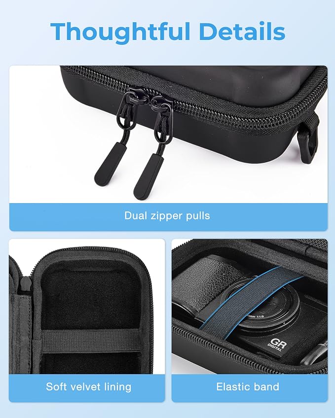 BAGSMART Digital Camera Case, Protective & Waterproof Small Camera Case - Image 6