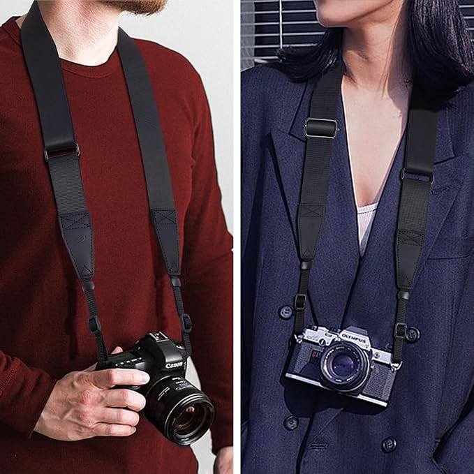 Padwa Lifestyle Black Adjustable Camera Strap - Image 2