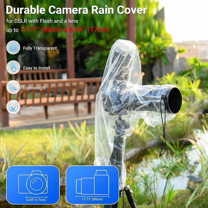 2 Pack 18" Long Camera Rain Cover - Image 3