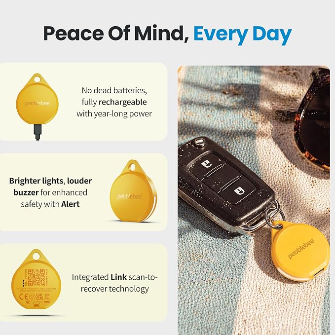 Pebblebee Clip 5 | Rechargeable Bluetooth Tracker Tag - Image 8