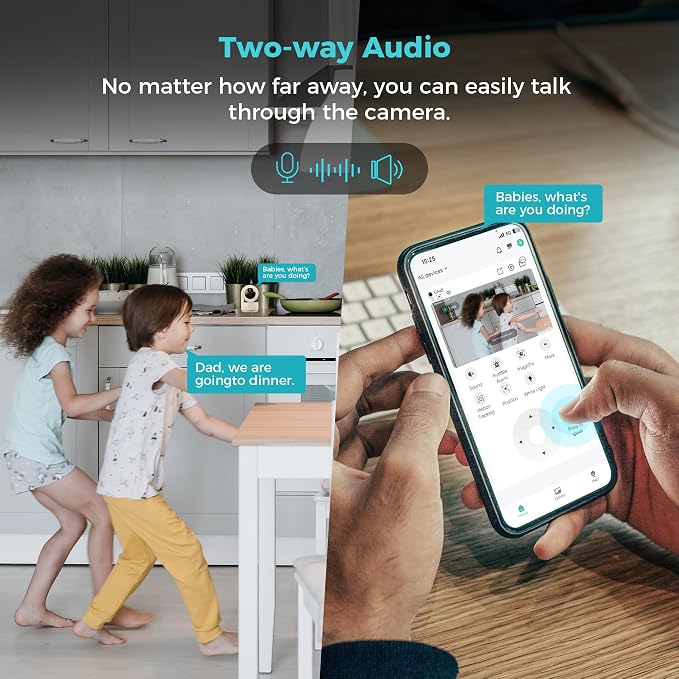 Vicohome 2K Indoor Security Camera, 5GHz Wi-Fi, 24/7 Recording, AI Tracking - Image 9