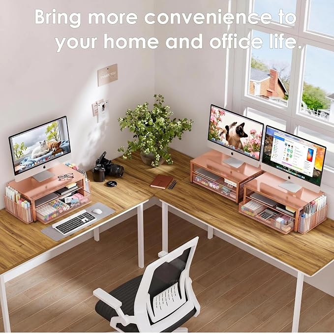 OPNICE Computer Monitor Stand Riser, Desk Organizer - Image 7