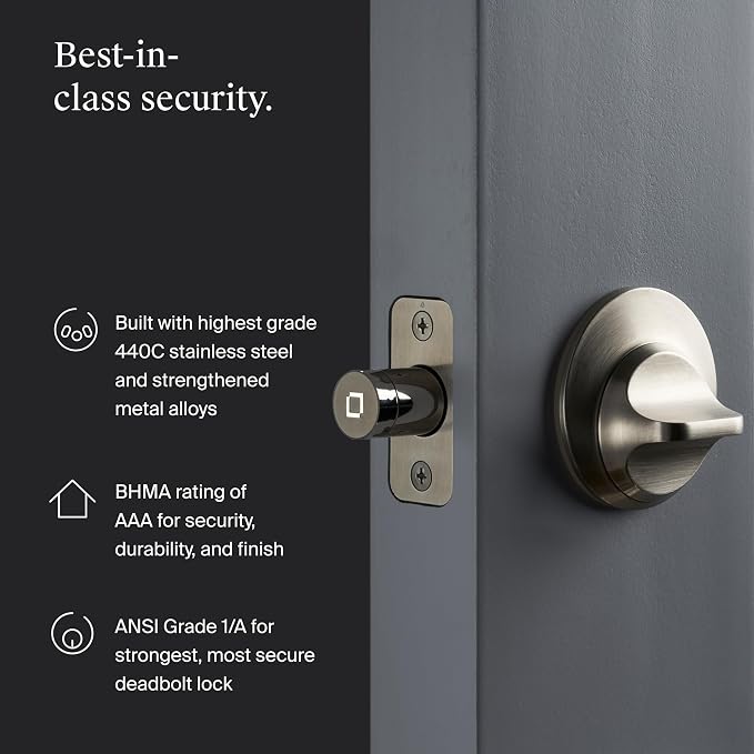 Level Lock+ WiFi Deadbolt Smart Lock - Image 8