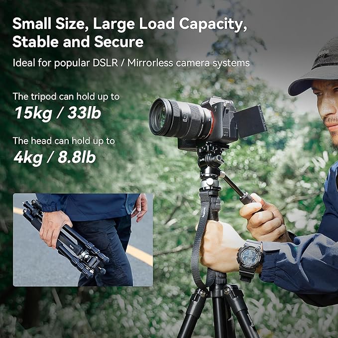 SmallRig CT190 Professional Video Tripod, Monopod Conversion, Video Tripod - Image 8