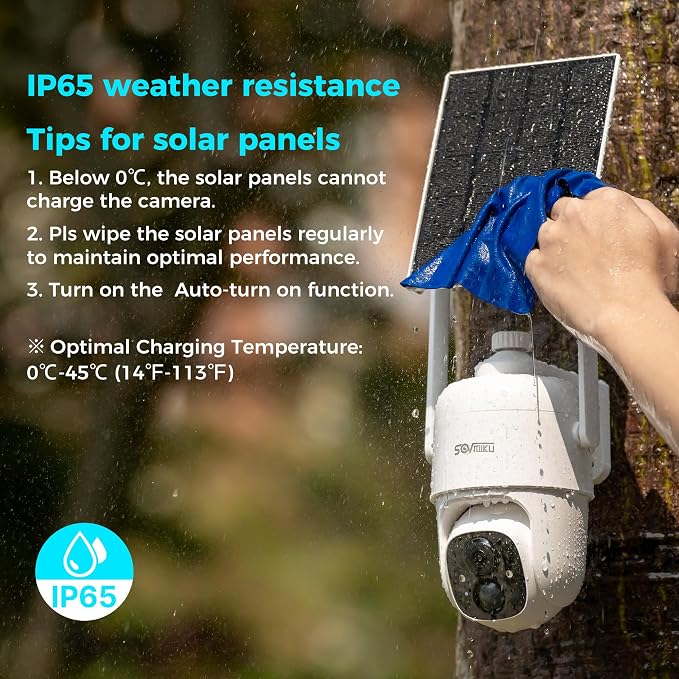Vicohome 3CQ1 AI 2K Solar Security Camera Wireless Outdoor, Battery Powered - Image 7