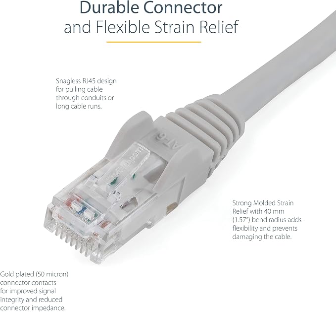 StarTech 6ft CAT6 Cable - Image 3