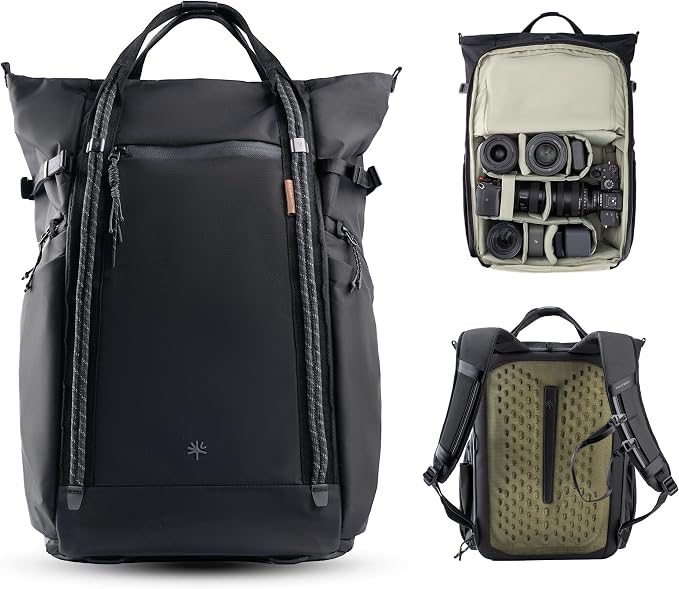 PGYTECH OneGo Roamer Tote Camera Backpack, 18L Water-Resistant Dual Carry Tote by PGYTECH-US