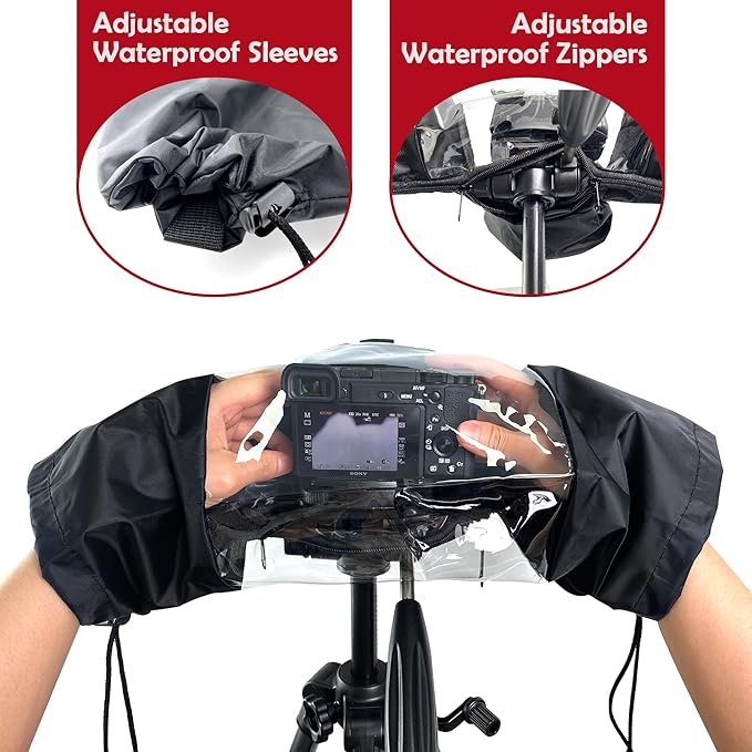 BlingKingdom Waterproof Camera Rain Cover, Professional Sleeve Dust Proof - Image 5