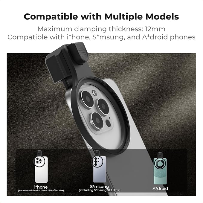K&F CONCEPT 67mm Press-on CPL Phone Lens Filter Kit, Polarizing Filter - Image 6