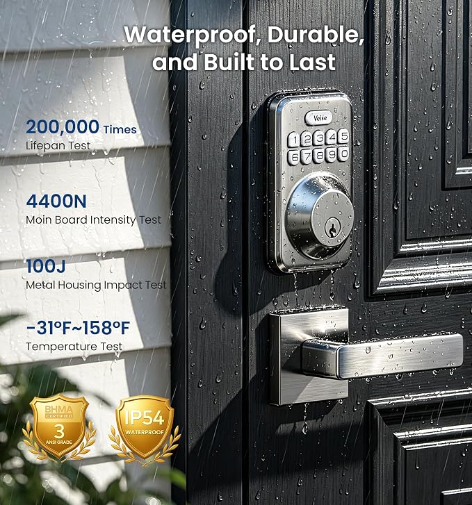 Veise Keyless Entry Door Lock - Image 6