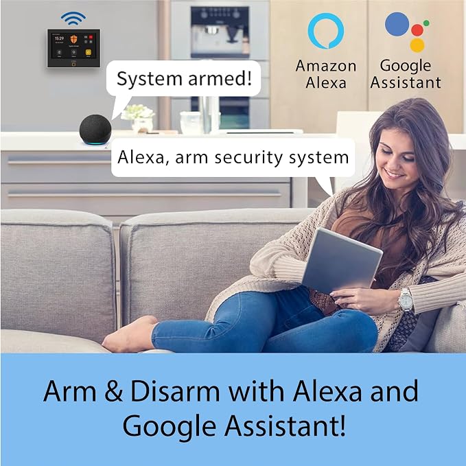 OSI Alarm System Gen 2, Motion & Entry Sensors, Wireless Siren, App & Alexa - Image 7