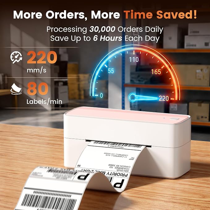 Phomemo High-Speed Shipping Label Printer 220mm/s - Image 3