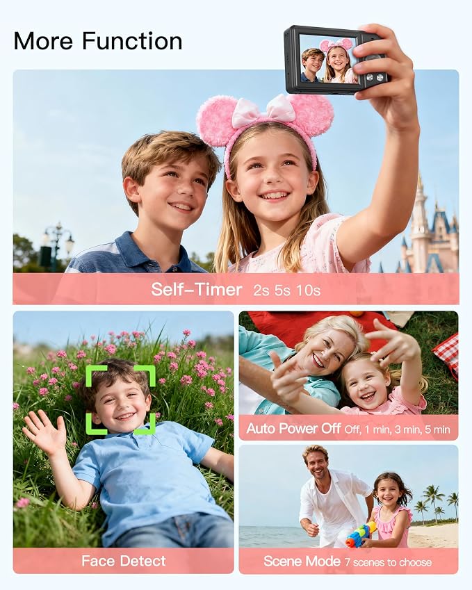 Digital Camera, FHD 1080P Point and Shoot Camera - Image 7