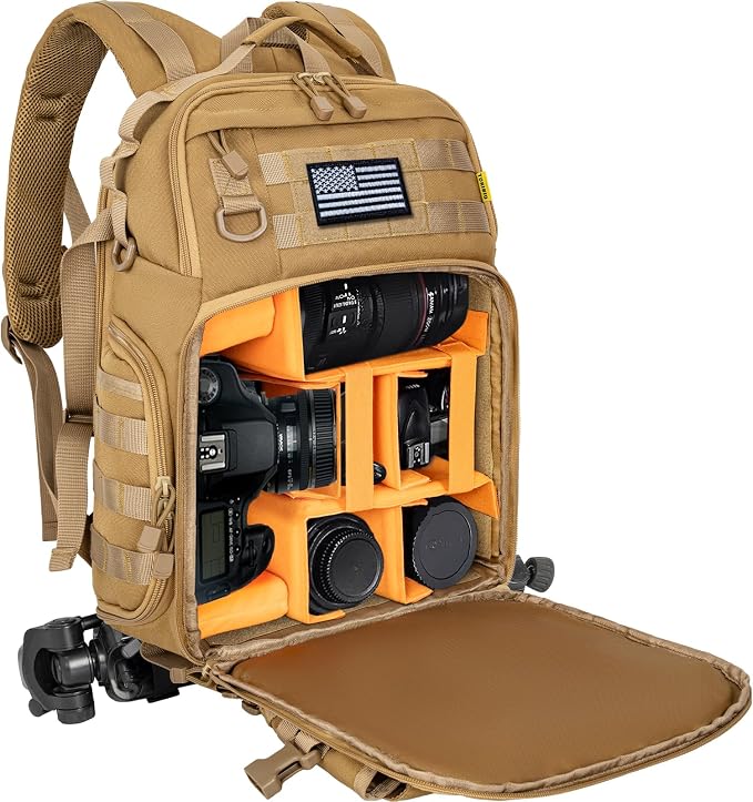 TORIBIO Camera Backpack for DSLR/SLR/Mirrorless Photography Camera, by TORIBIO