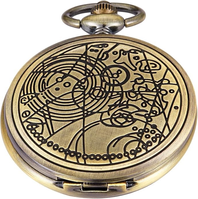 Men's Pocket Watch, Arabic Digital Dial Pocket Watches by Whodoit