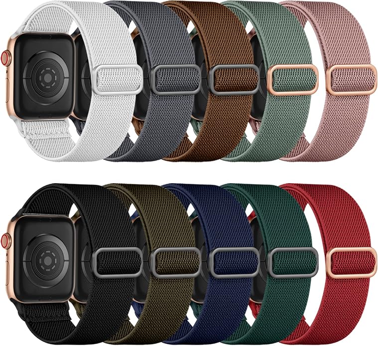 Maledan 10 Pack Stretchy Solo Loop Compatible by Maledan