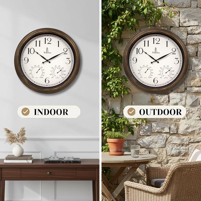Outdoor Clocks for Patio Large Waterproof - Image 7