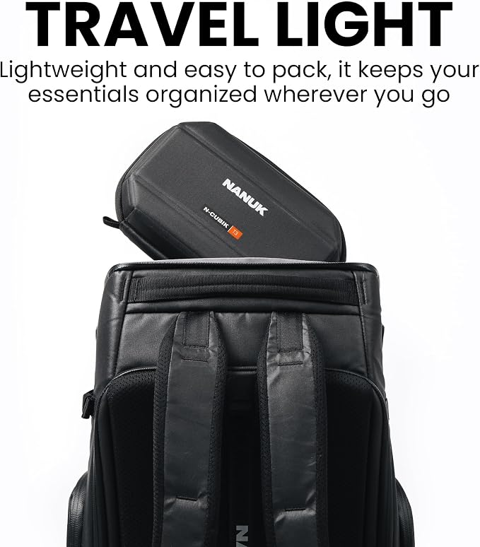 NANUK N-Cubik T3 Camera Bag Insert – Water-Resistant Hard-Shell Pouch – - Image 4