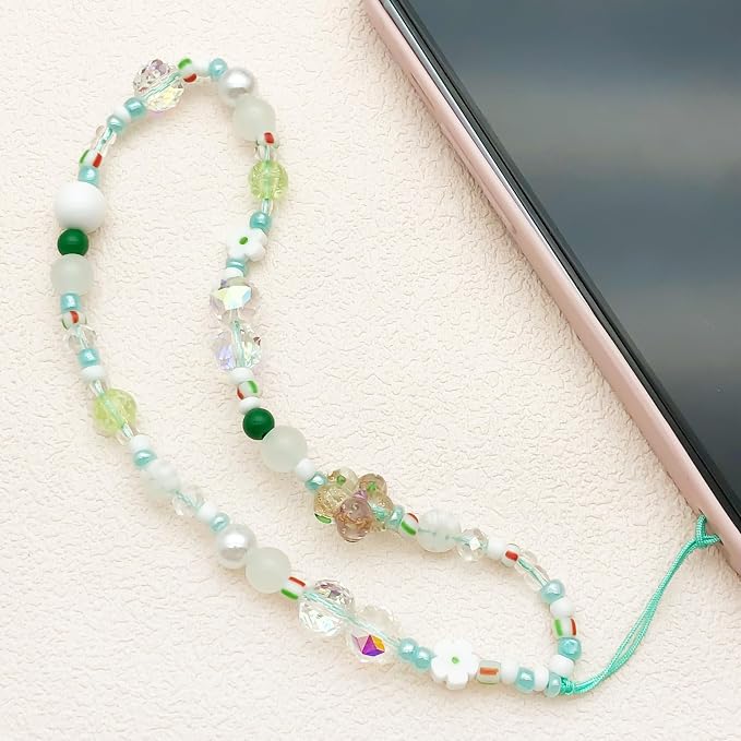Beaded Camera Wrist Strap Cute Digital Camera Charm Lanyard Phone Chain - Image 2