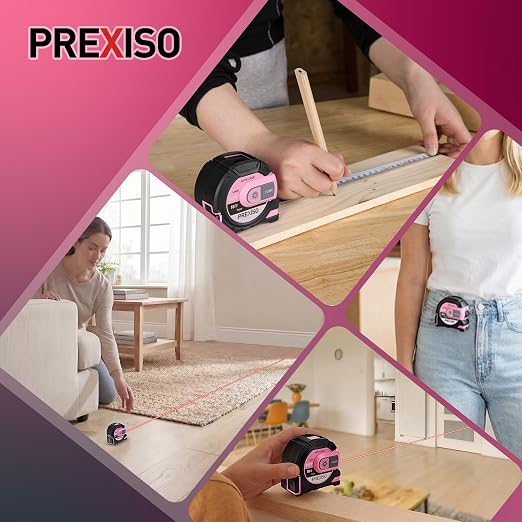 PREXISO 2-in-1 Laser Tape Measure- 215Ft Laser Measuring Tool & 16Ft Measuring - Image 8