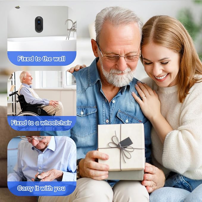Wireless Caregiver Pager Call Button Nurse Call System 500Ft Range - Image 8