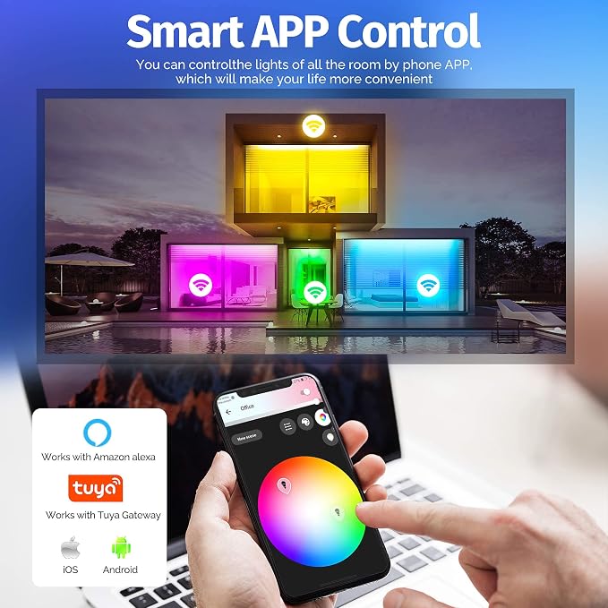 GIDEALED 2 Pack Smart ZigBee 3.0 LED Controller 2-Output - Image 4