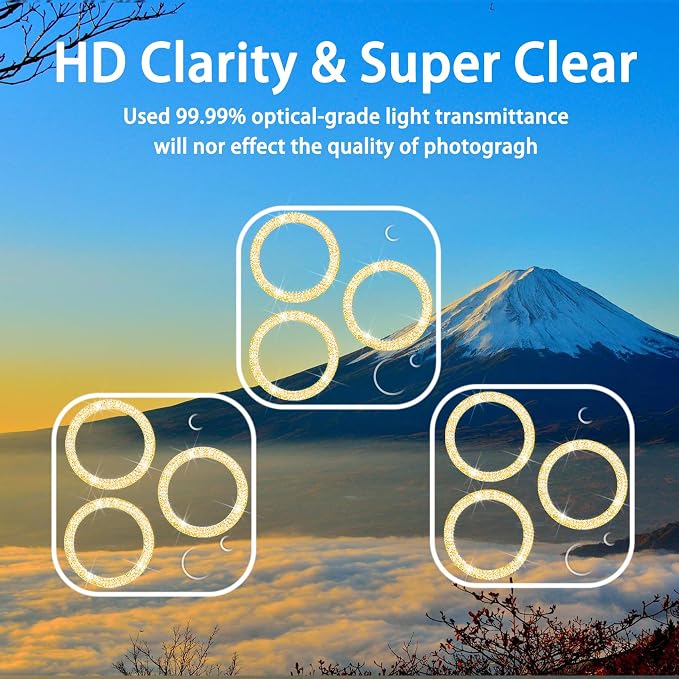 3 Pack Dengduoduo Tempered Glass Camera Lens Protector - Image 8