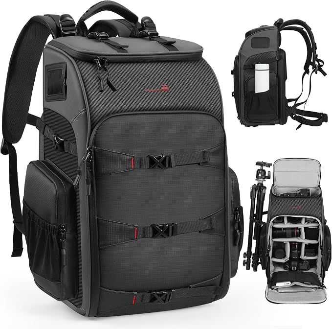 STARTRC VCR Camera Backpack Professional Bag 40L DSLR/SLR Mirrorless Travel - Image 9
