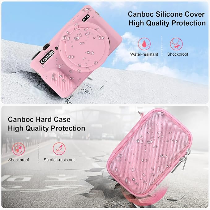 Canboc Camera Case for Canon PowerShot G7 X Mark II Digital Camera, Hard - Image 4