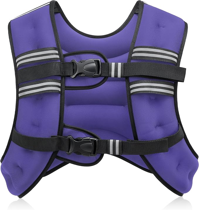 ZELUS Weighted Vest, 6lb/8lb/12lb/16lb/20lb/25lb/30lb Weight Vest by ZELUS