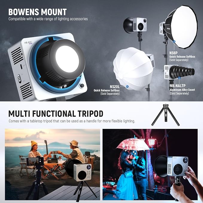 NEEWER HB80C RGBWW LED Video Light - Image 6