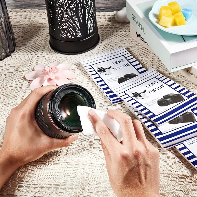 Outus 1500 Pcs Lens Cleaning Paper Tissue and 2 Double Sided Cleaning - Image 5