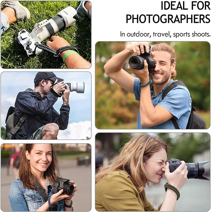 AQAREA Camera Wrist Strap for DSLR Mirrorless Camera, Quick Release Camera Hand - Image 4