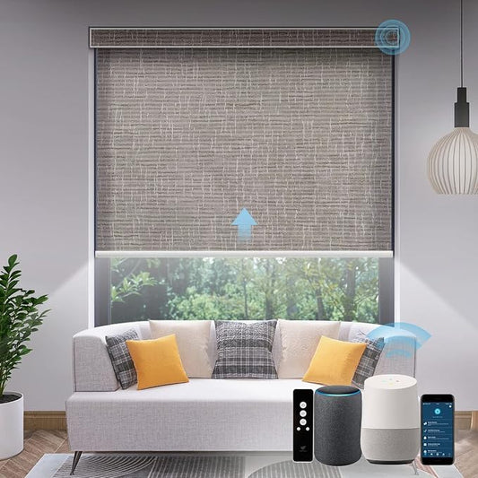 SmartWings Motorized Light Filtering Shades, Work by SmartWings