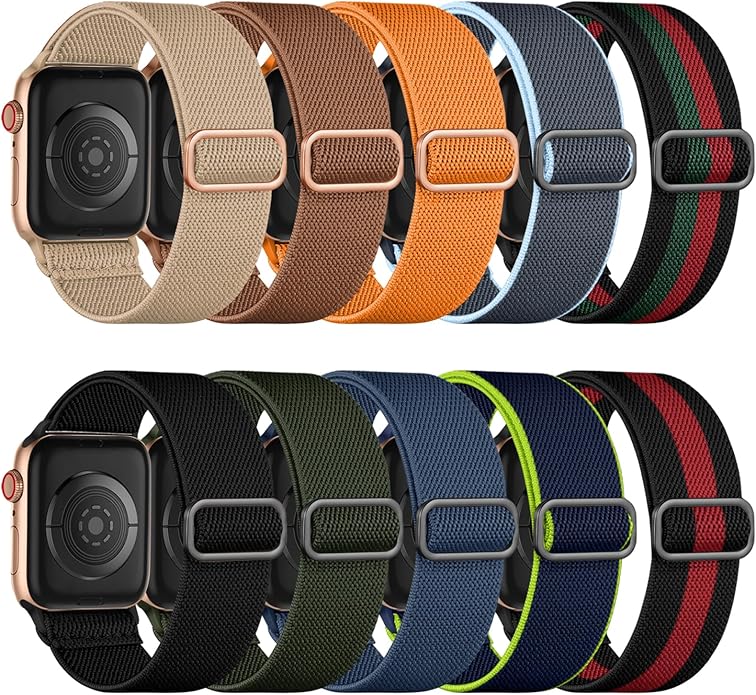 Maledan 10 Pack Stretchy Solo Loop Compatible by Maledan