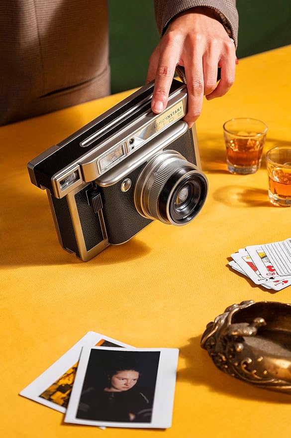 Lomography Lomo'Instant Wide Camera & Lenses Monte Carlo Black Leather - Image 5