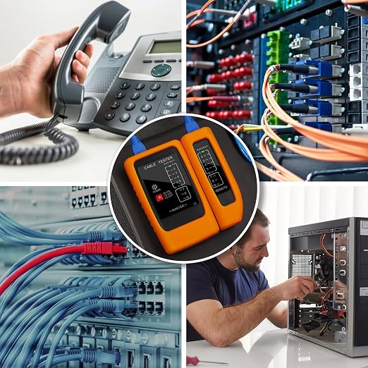 Network Cable Tester with PoE Detection, RJ45/RJ11 Ethernet & Telephone Cable - Image 6