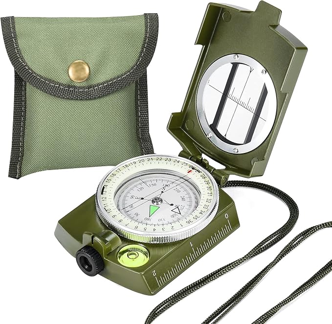 Military Lensatic Sighting Compass Survival by FAROPS