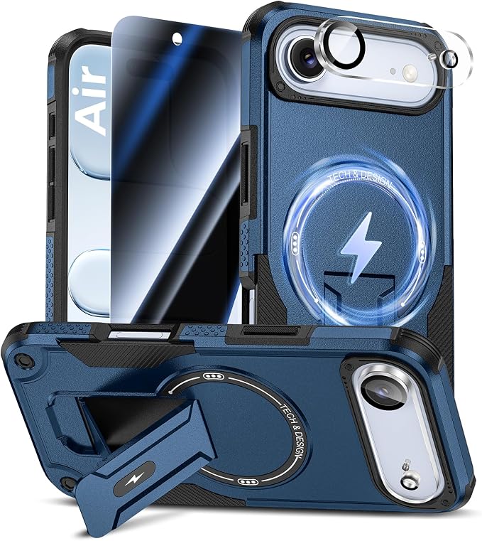 Goton for iPhone Air Case with Privacy Tempered Glass Screen Protector & Camera by Goton