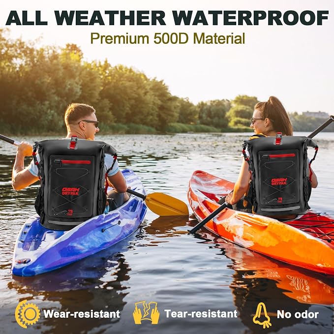 OSAH DRYPAK Waterproof Backpack Dry Bag 25L/35L/55L/85L – Heavy Duty Roll-Top - Image 7