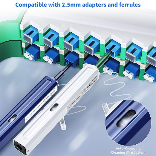 Fiber Cleaner - Fiber Tools for 2.5mm Fiber Optic connectors Cleaning Compatible - Image 6